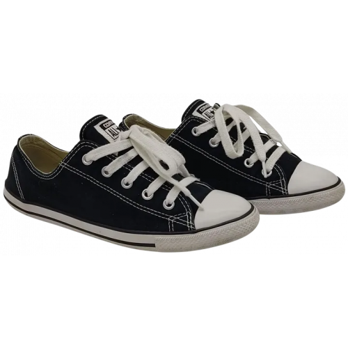 CONVERSE ALL STAR DAINTY Damen Sneaker, schwarz/weiß - Gr. EU 38