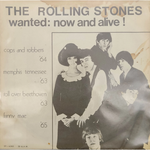 Single Vinyl The Rolling Stones "Wanted: Now And Alive!"