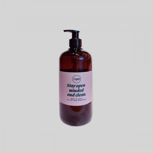 Flüssigseife „Stay open-minded and clean“ 500ml