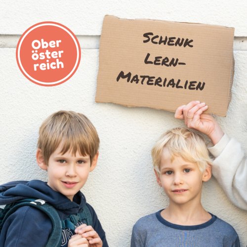 Schenk einem Kind Lernmaterialien
