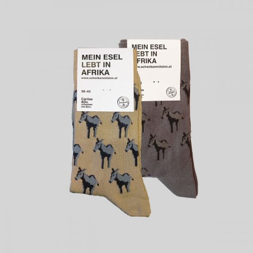 Socken Esel