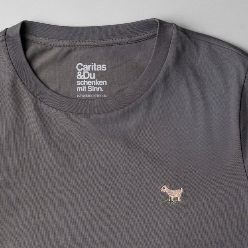Stickshirt Ziege