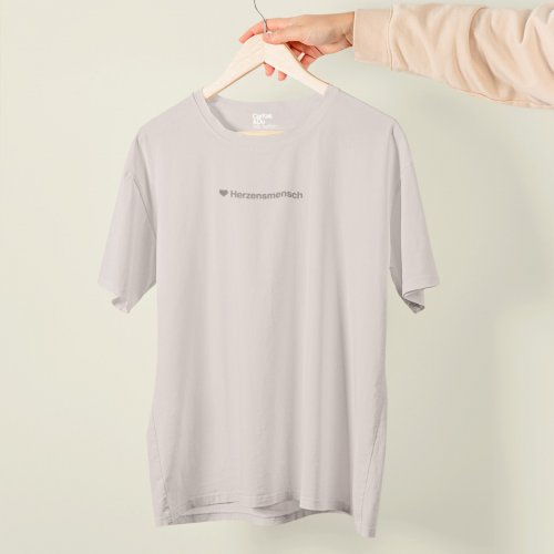 „Herzensmensch“-T-Shirt-Vintage white