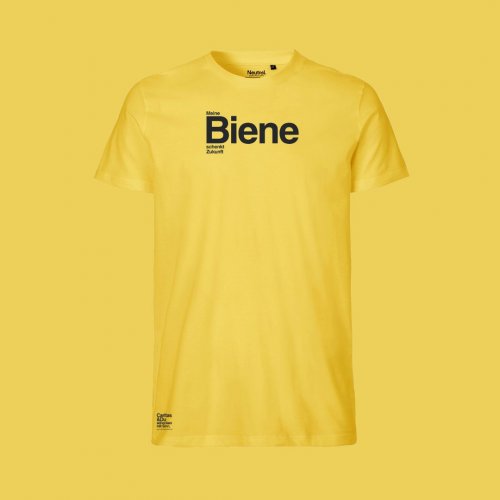 Biene T-Shirt gelb mit Schriftzug