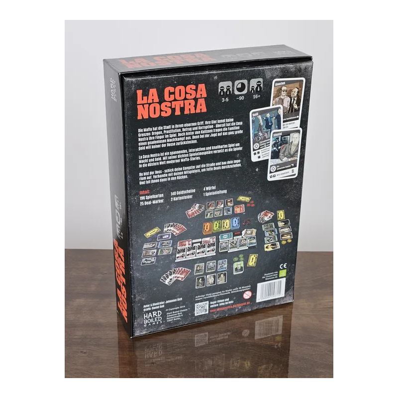 Jeu De Société LA COSA NOSTRA - EDGE - Hard Boiled Games - Édition Espagnole NEUF