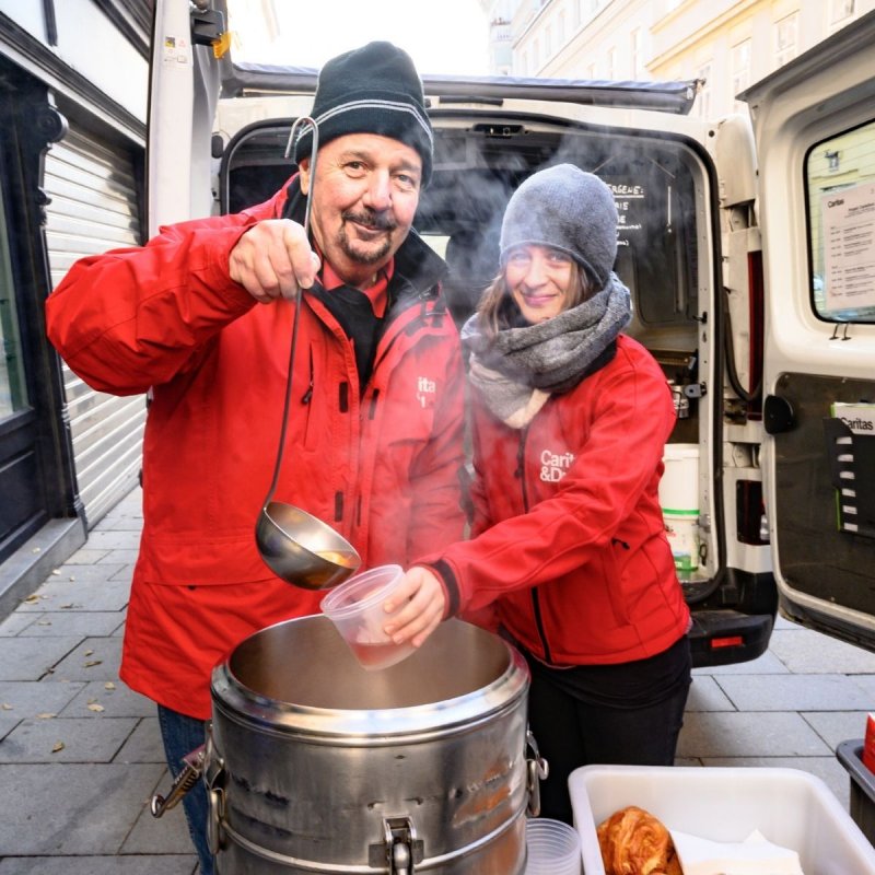 Produkte Spenden | Caritas Wien | Schenk eine warme Suppe für bedürftige Menschen | Caritas Wirhelfen.shop