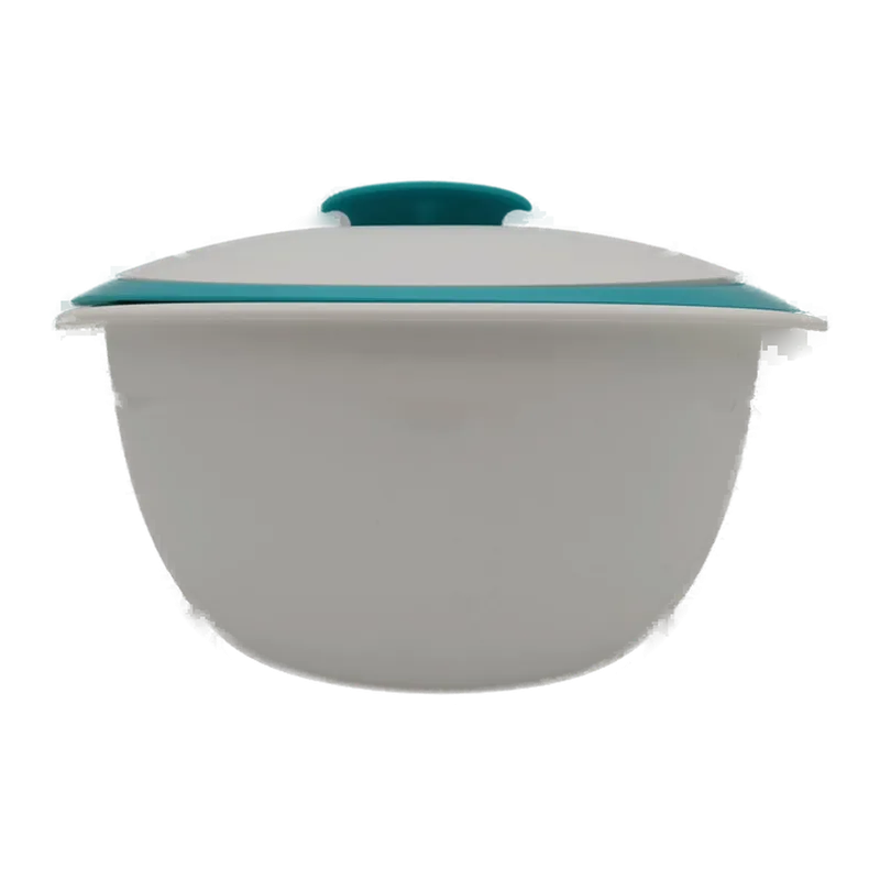 Tupperware Thermo Servierschüssel weiß/türkis 3teilig, 4.3 Liter, 2.5 Liter