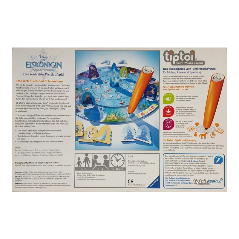 Tiptoi Gioco Da Tavolo Frozen - Il Regno Di Ghiaccio - Per 1-4 Giocatori Dai 4 Anni - 2