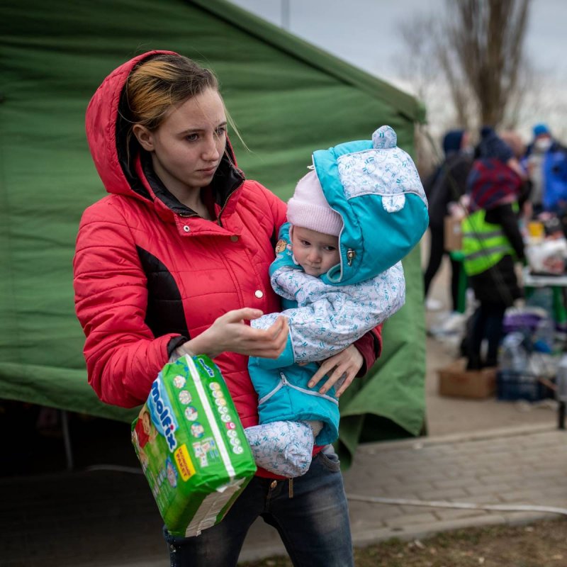Unterstütz aus der Ukraine geflüchtete Menschen in NÖ