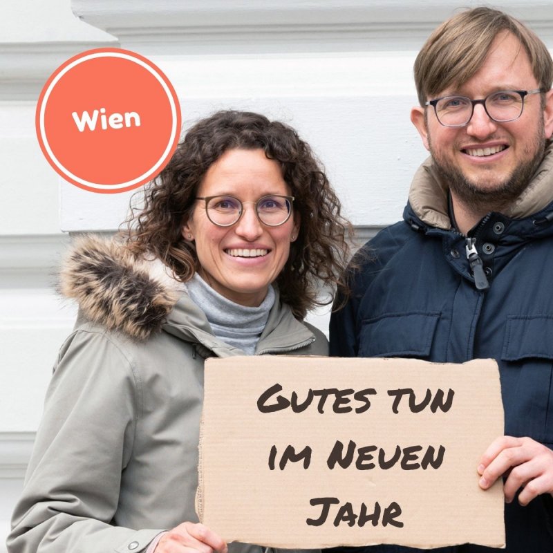 Spende deinen Neujahrsvorsatz für Menschen in Not in Wien